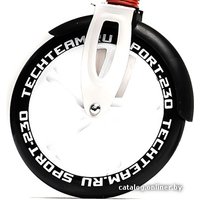 Двухколесный подростковый самокат Tech Team TT 230 Sport Pro (черный/белый)