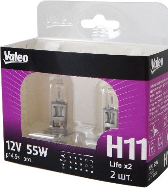 

Галогенная лампа Valeo H11 Life x2 2шт [32618]