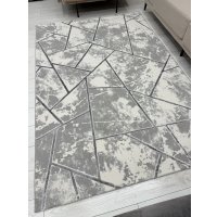 Ковер для жилой комнаты Radjab Carpet Амальфи Прямоугольник 01518B (2x2.9, C.Grey/Antrasit)