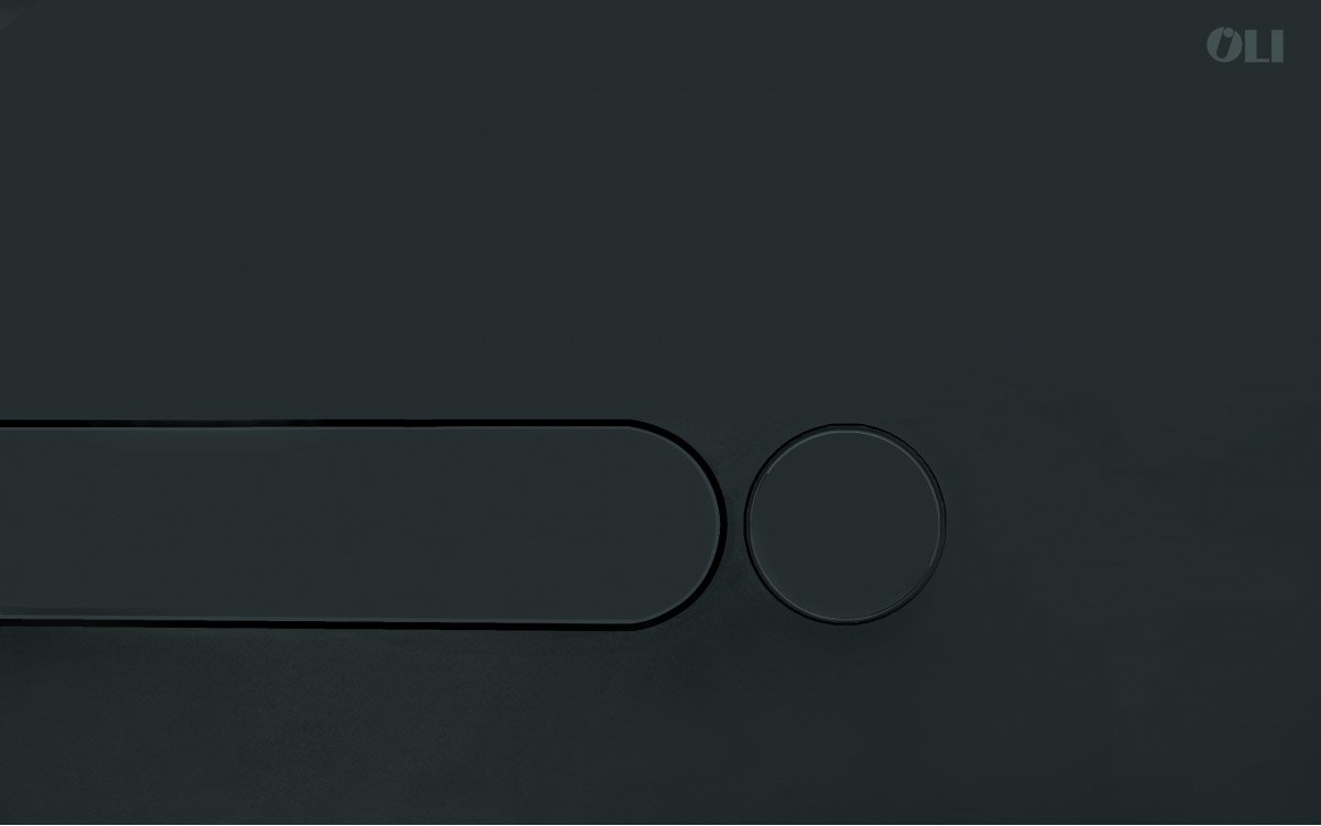 

Панель смыва OLI Iplate 670005 (черный soft-touch)