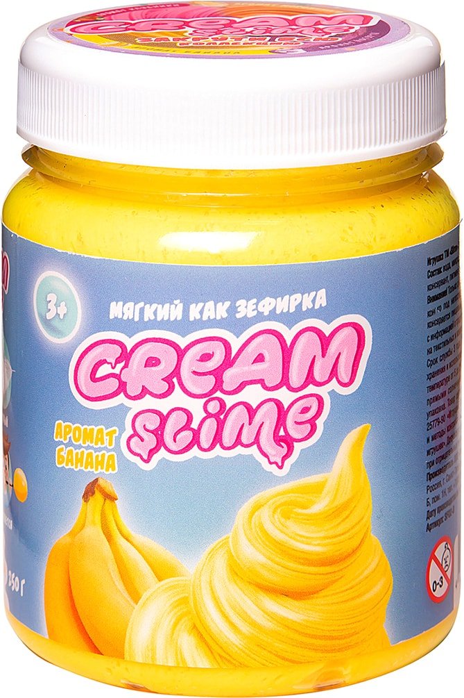 

Слайм Slime Cream-Slime с ароматом банана SF02-B