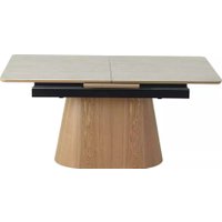 Кухонный стол Signal Monaco 160-200/90 (травертин/дуб)