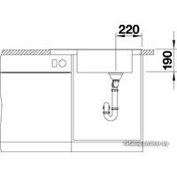 Кухонная мойка Blanco Elon XL 6 S (белый) 524838