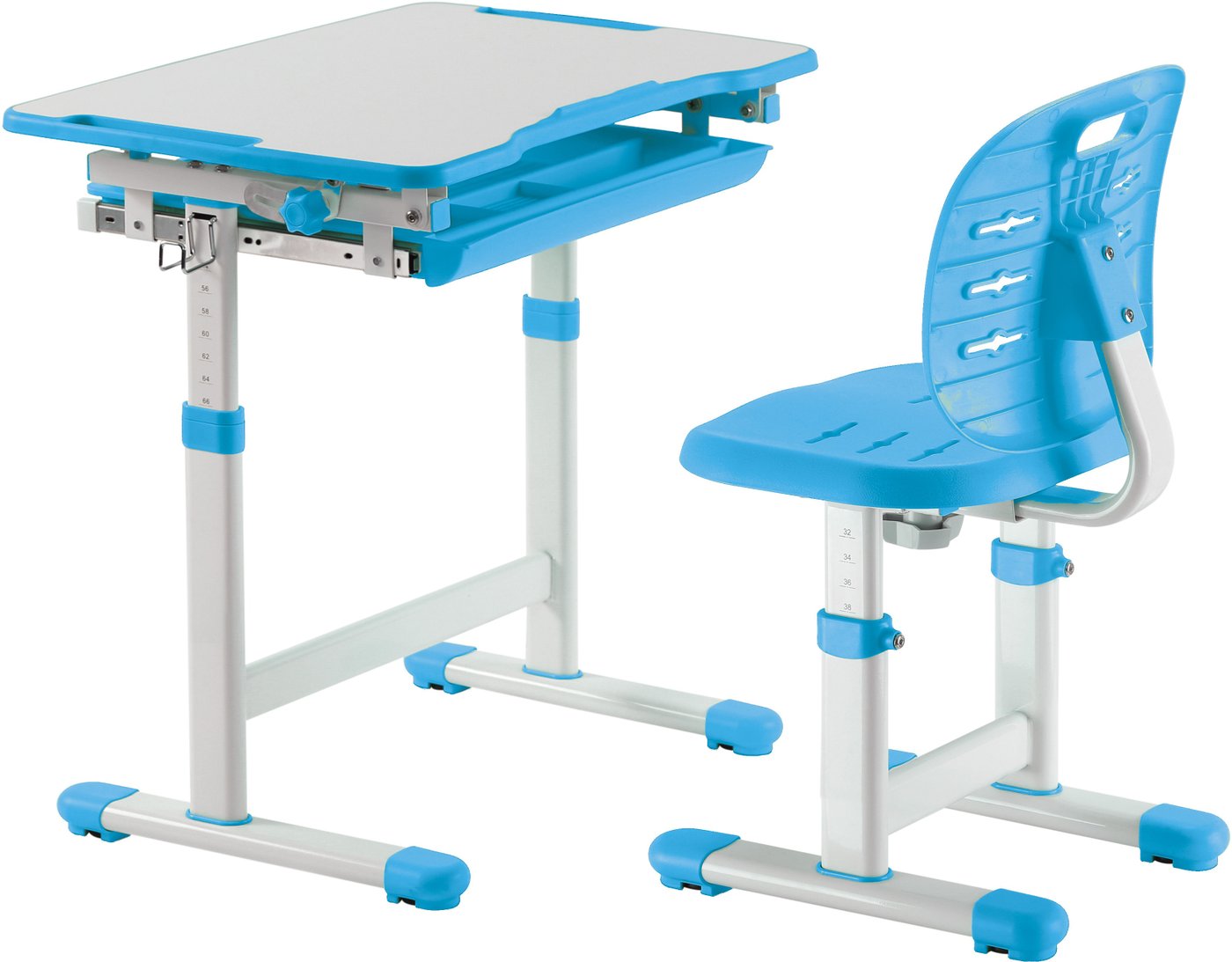 

Парта Fun Desk Piccolino III (голубой)