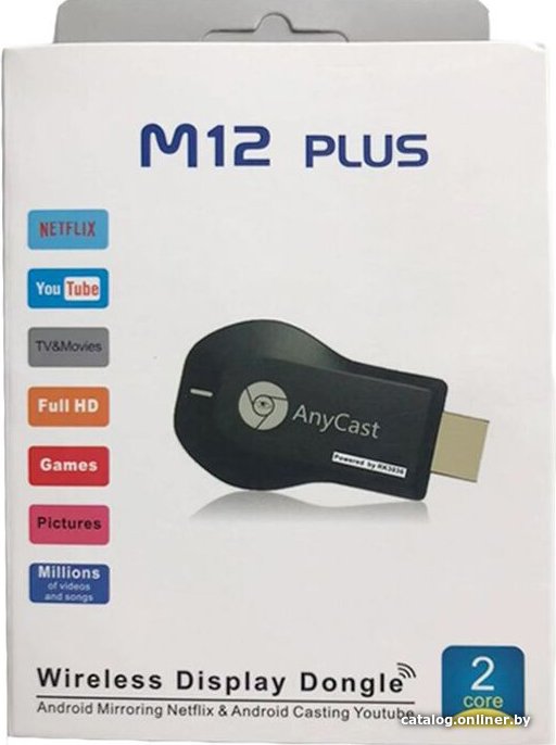 Wi-Fi адаптер USBTOP Anycast M12 Plus