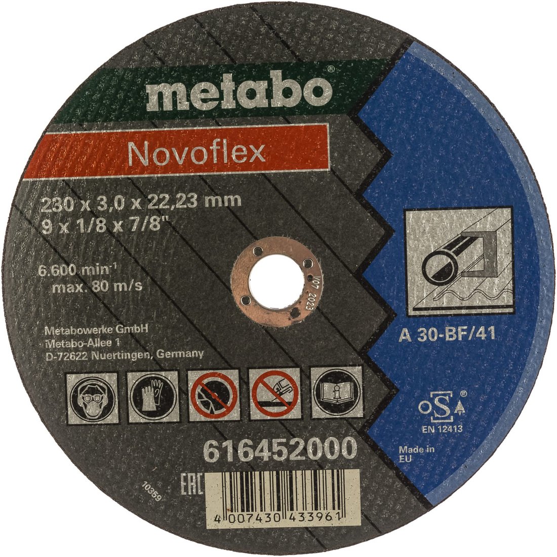 

Отрезной диск Metabo 616452000