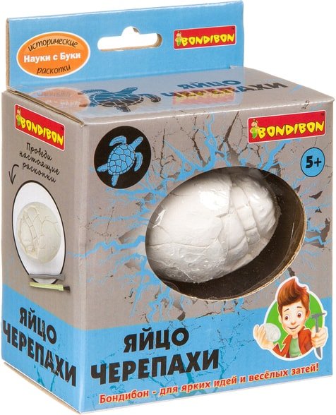 

Набор для опытов Bondibon Науки с Буки Яйцо черепахи ВВ4116