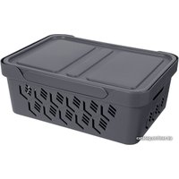 Ящик для хранения Econova Deluxe 12 л 433205711 (серый)