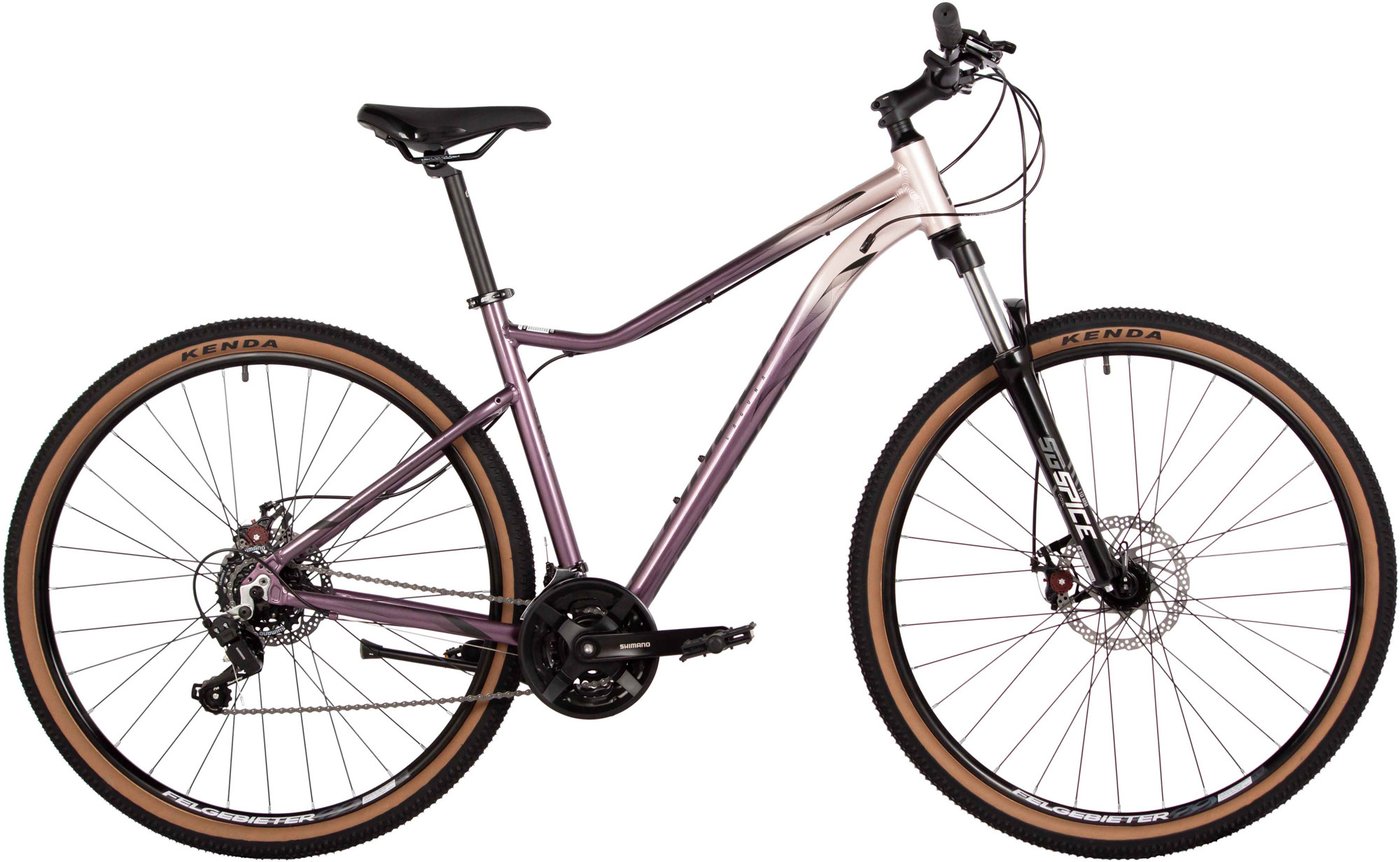 Велосипед Stinger Laguna 29 L 2025 (серебристый)