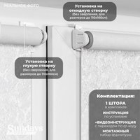 Рулонные шторы Sundays Home LM 97-11 85х160 (белый)