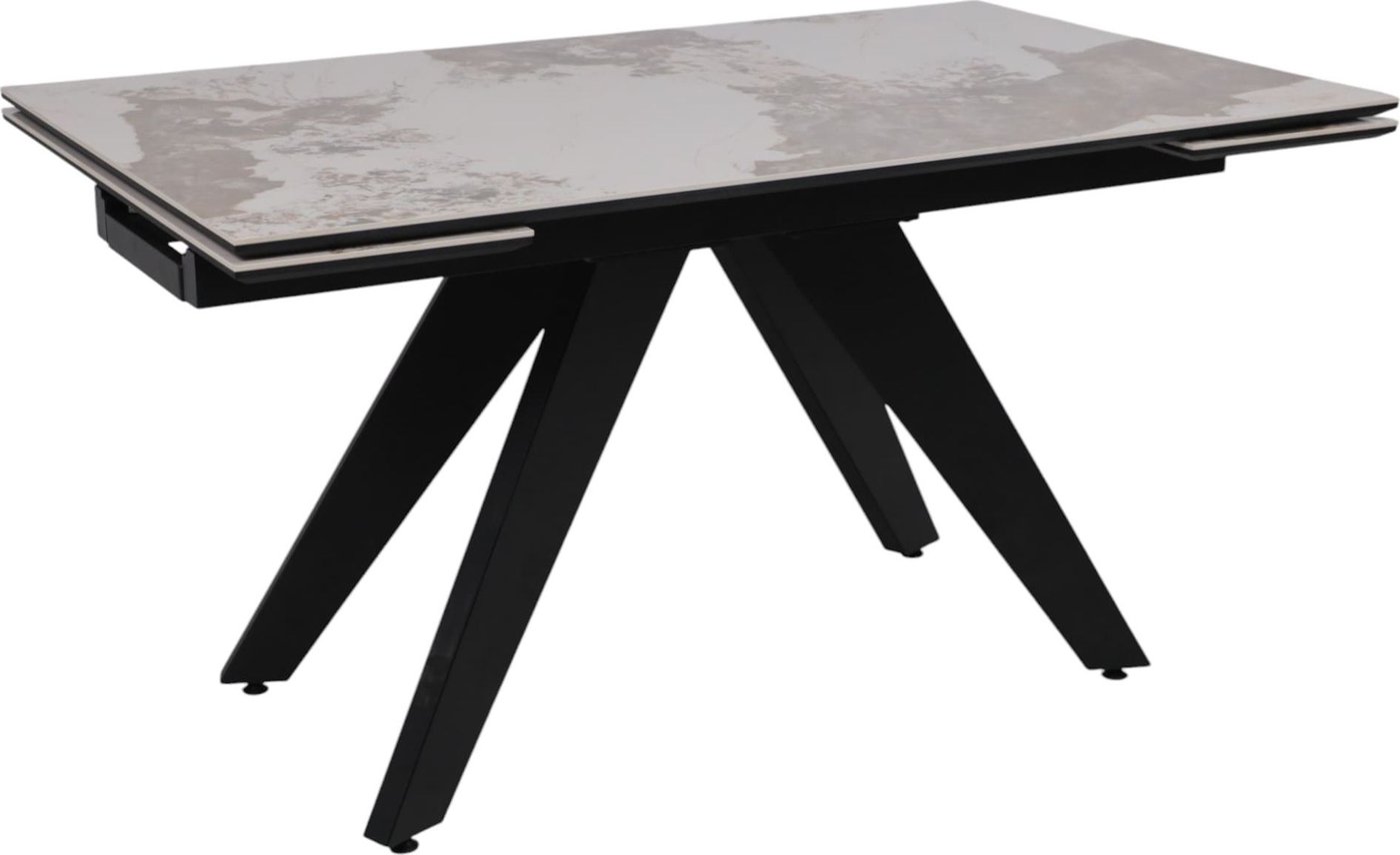 

Кухонный стол Lepremo AV 2122 МДФ+керамика раздвижной 1400-2000x850 (белый глянцевый Pandora/черный)