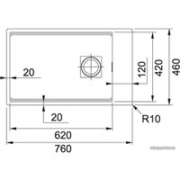 Кухонная мойка Franke Kubus 2 KNG 110-62 125.0512.517 (белый)