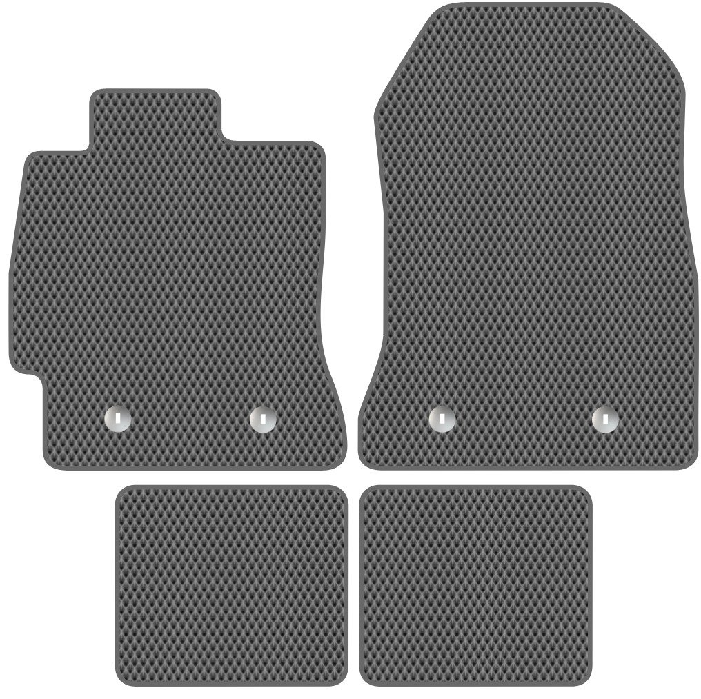 

Комплект ковриков для авто Alicosta Subaru BRZ I (купе / ZC6) 2012 - 2016 (серый, ромб)