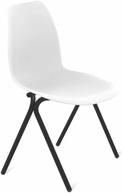 

Стул Sheffilton SHT-ST29/S186 (белый/черный муар)