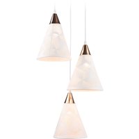 Подвесная люстра Ambrella light Traditional TR8433/3 WH/FGD (белый/золото)