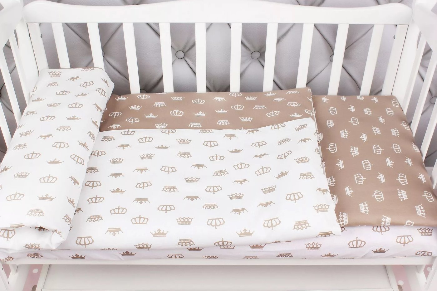 

Постельное белье Amarobaby Baby Boom КПБ-3 Короны
