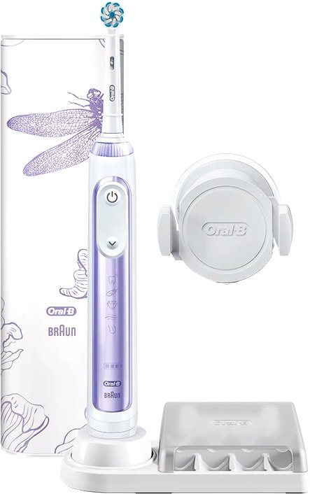 

Электрическая зубная щетка Oral-B Genius 10000N Special Ed. Sensi UltraThin D701.515.6XC (орхидея)