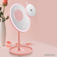 Косметическое зеркало ShineMirror TD-020 (розовый)