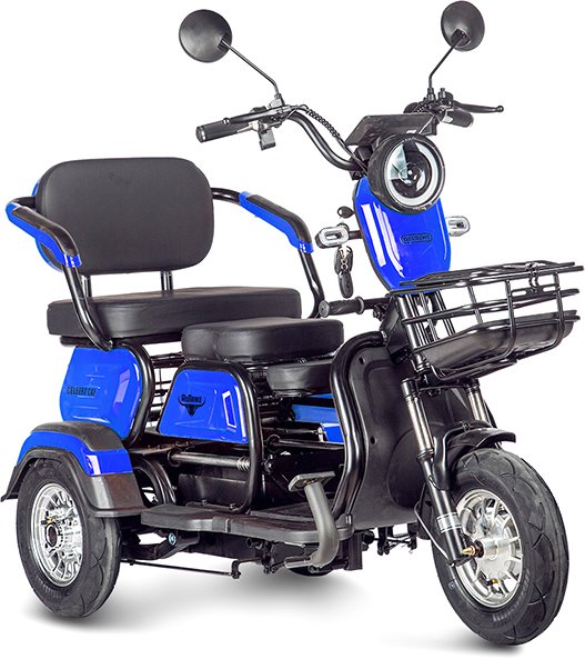 

Электроскутер Gelbert Caf 48V/60V 600W (синий)