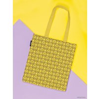 Сумка шоппер JoyArty Яркие смайлы ткань под лен bsh_55409