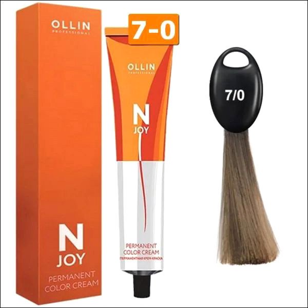 

Крем-краска Ollin Professional N-Joy Color Cream 7/0 русый 100 мл