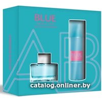 Подарочный набор Antonio Banderas Blue Seduction EdT 80 мл + дезодорант 150 мл