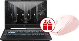 

Игровой ноутбук ASUS TUF Gaming A15 FA506NFR-HN021 + мышь беспроводная Gembird MUSW-625-2 (розовый)