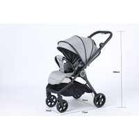 Универсальная коляска Panda Baby Supra (2 в 1, черный)