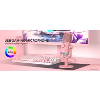 Проводной микрофон Maono DM30 (розовый)