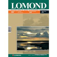 Фотобумага Lomond Односторонняя матовая A4 120г/м2 25л (0102030)