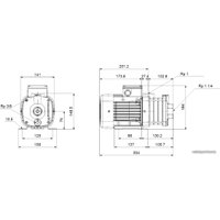Многоступенчатый насос Grundfos CM 5-3 A-R-A-E-AVBE