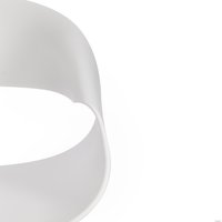 Стул с подлокотниками TetChair QXX mod. C1058 (белый/натуральный)