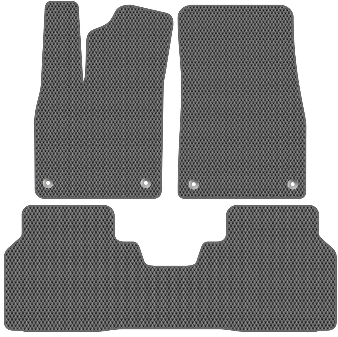 

Комплект ковриков для авто Alicosta Volkswagen ID.4 X I (suv / SUV) 2020 - Н.В. (серый, ромб)