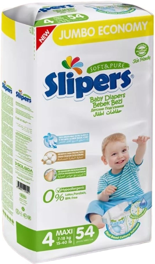

Трусики-подгузники Slipers Maxi J-204 (54 шт)