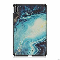 Чехол для планшета JFK Smart Case для Huawei MatePad 10.4 (морской мрамор)