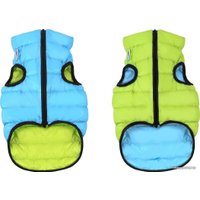 Куртка для животных AiryVest Jacket (XS22, лайм/голубой)