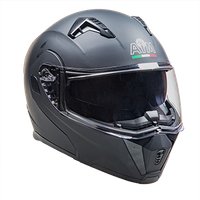 Мотошлем AIM JK906 906-008-M (M, черный матовый)