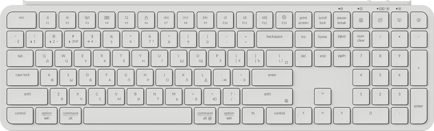 Клавиатура Keychron B6 Pro B6P-K8-RU (белый)