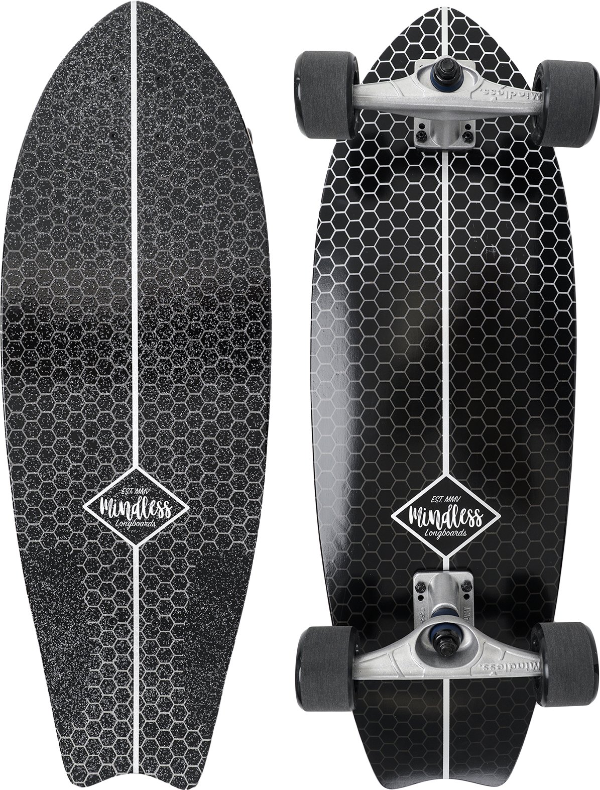 

Лонгборд Mindless Surf Skate Fish Tail Black MS1500