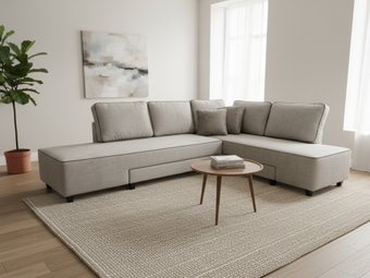 Угловой диван ПетраМебель Оскар Комфорт (бежевый)