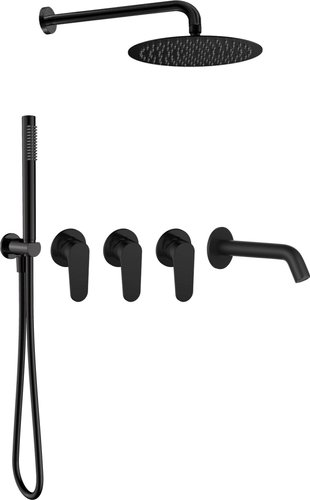 Душевая система  AQUAme Novara AQMS391MB