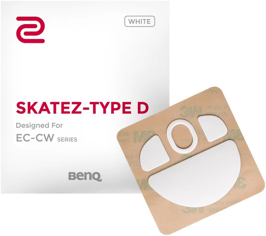 Глайды BenQ Skatez-Type D (с центральным кольцом, белый)