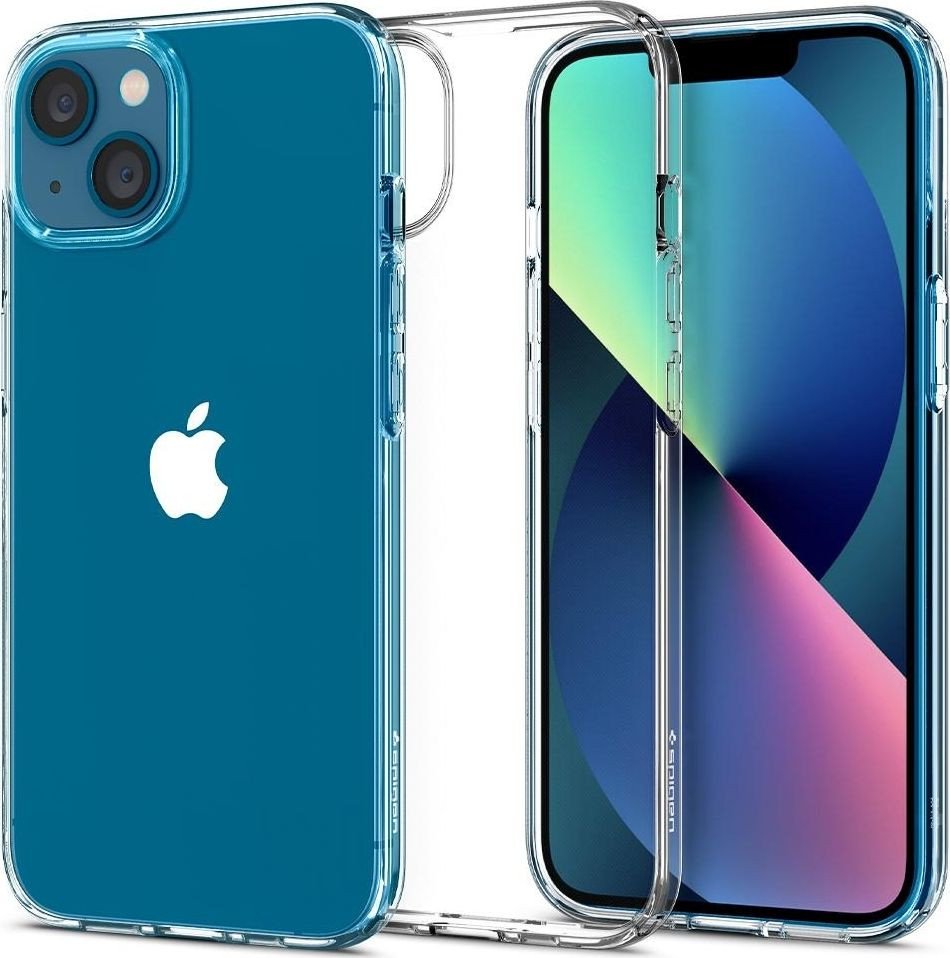 

Чехол для телефона Spigen Liquid Crystal для iPhone 13 ACS03515 (кристально-прозрачный)