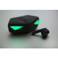 Наушники AccesStyle Wild TWS (черный/зеленый)