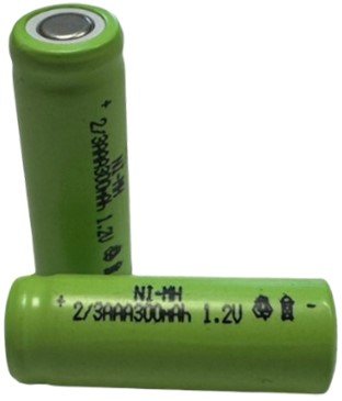 Аккумулятор Sunrising 2/3AAA 300mAh SRMH2-3AAA300F 1 шт