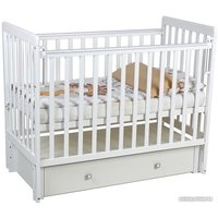 Классическая детская кроватка Фея 328-01 (белый)