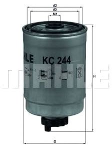 

Топливный фильтр Mahle Knecht KC244