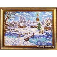 Набор для вышивания Радуга бисера Рождественская сказка В-240