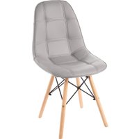 Стул Mio Tesoro Элма SC-004 (серый/дерево)