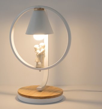 Настольная лампа Home Light Астерия E013-3-W (белый)